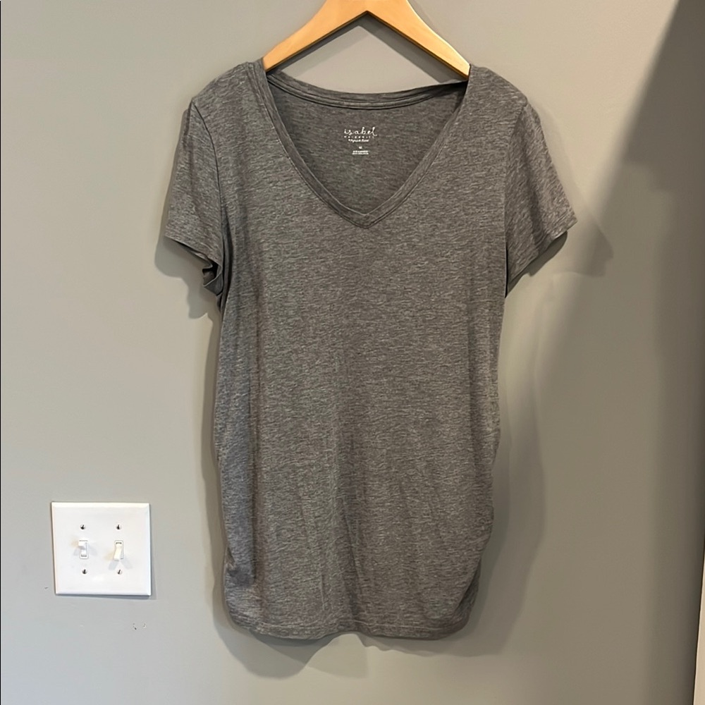 Gray V-Neck T-Shirt